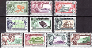 Питкерн, 2015, 75 лет Выхода Первых Марок, 10 марок, 60 Евро